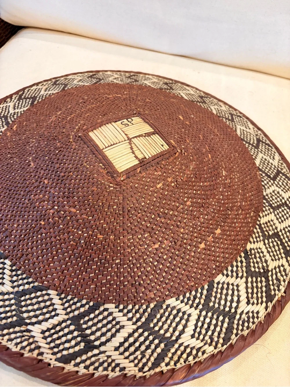 NEW Africa Woven Basket. Made by the Binga people of Zambia/Zimbabwe